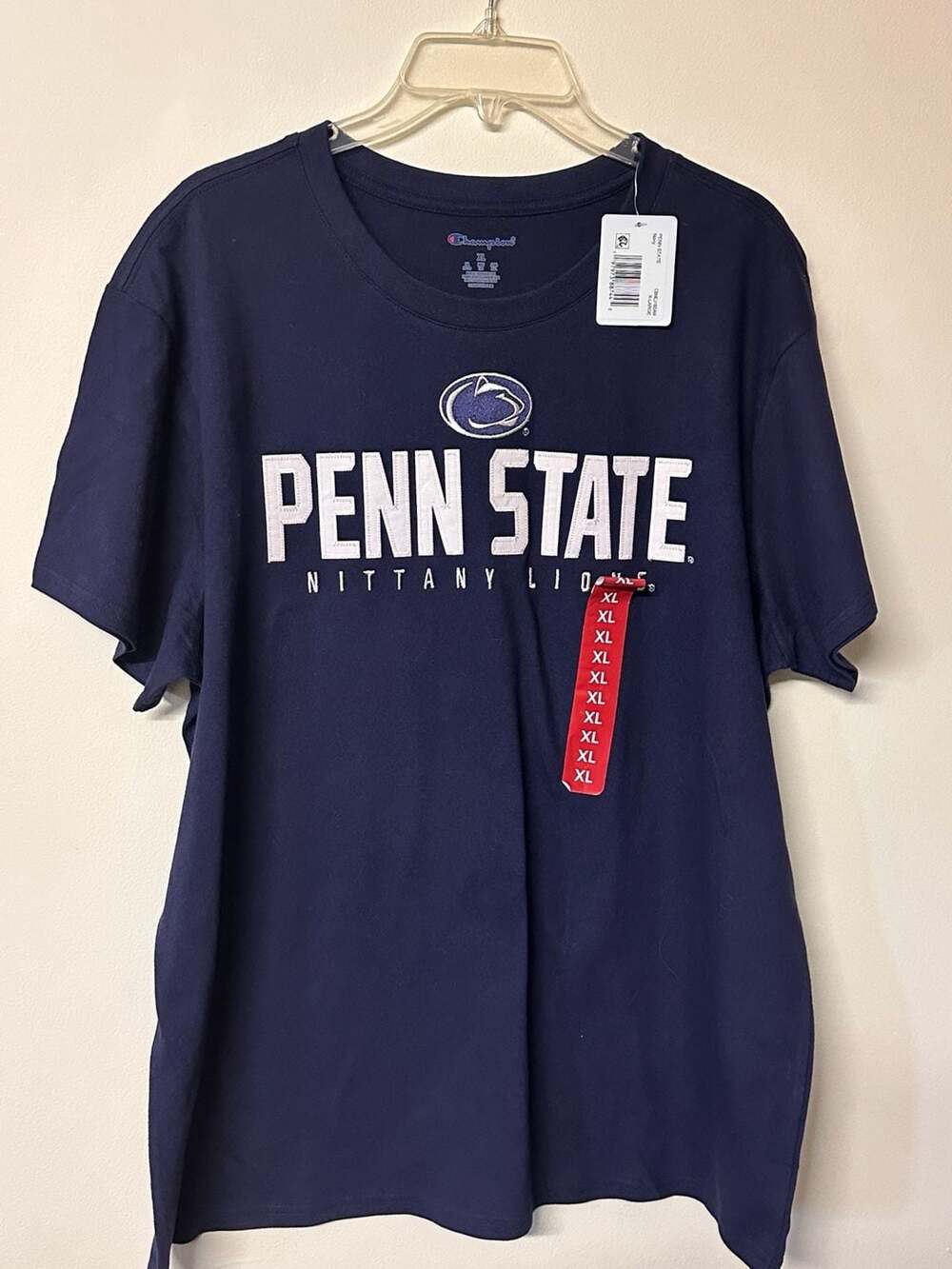 Champion NWT Penn State Nittany Lions T-Shirt Size XL Navy Blue Graphic Tee